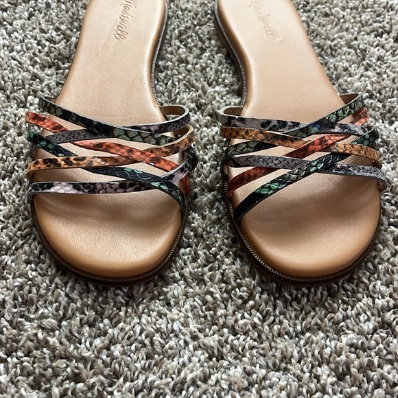 Madewell Tracie crisscross slide sandals size 8 - Picture 3 of 9